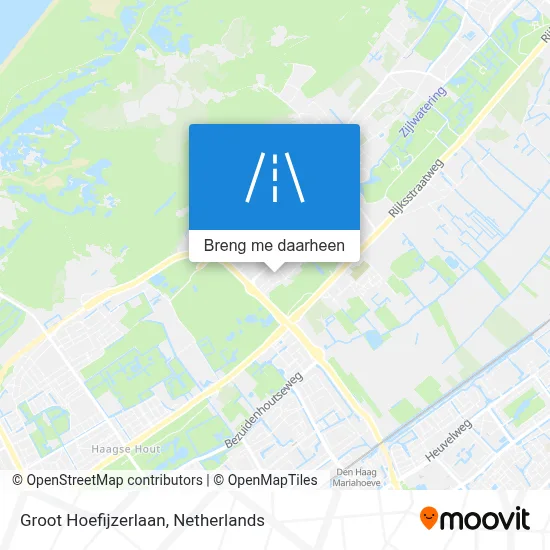 Groot Hoefijzerlaan kaart