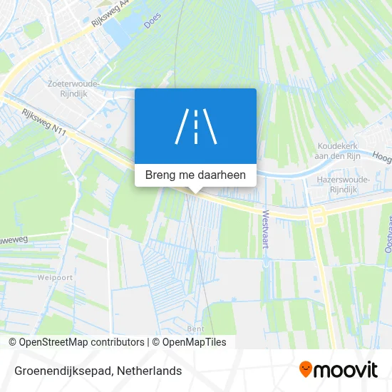 Groenendijksepad kaart