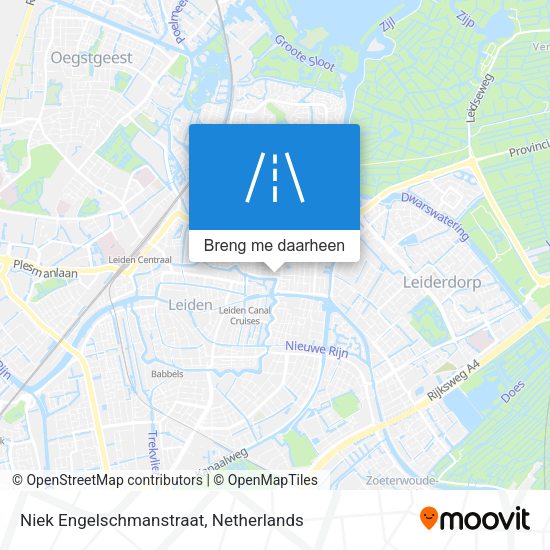 Niek Engelschmanstraat kaart