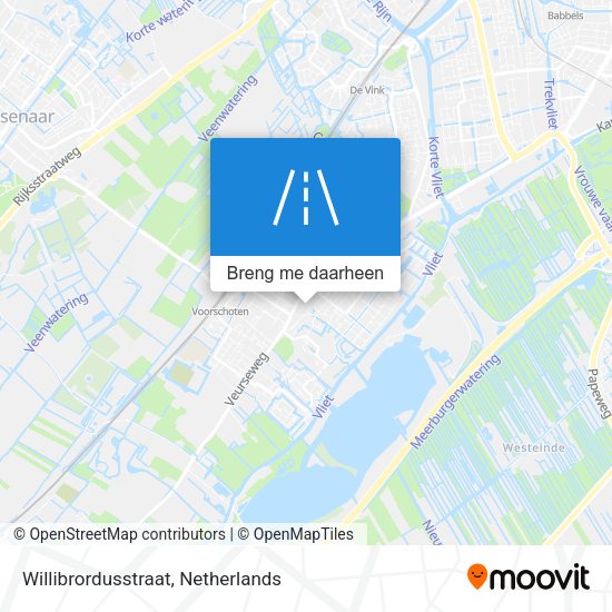 Willibrordusstraat kaart