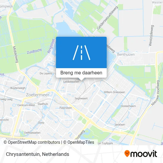 Chrysantentuin kaart