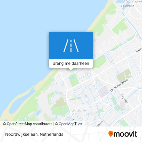 Noordwijkselaan kaart