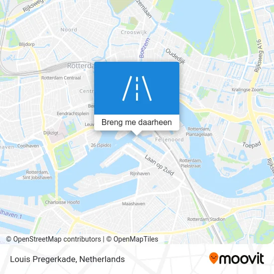 Louis Pregerkade kaart