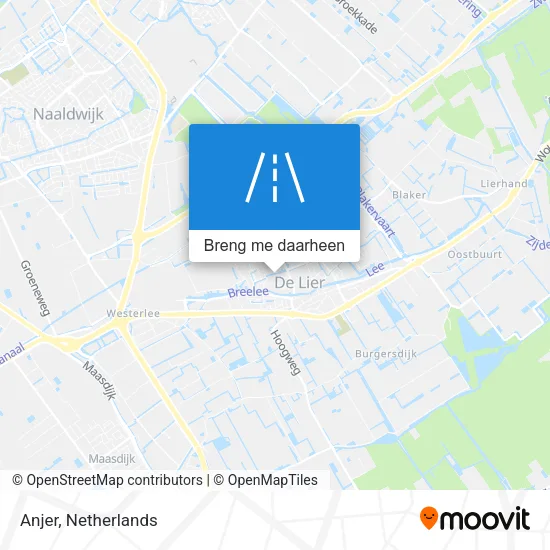 Anjer kaart