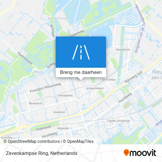 Zevenkampse Ring kaart