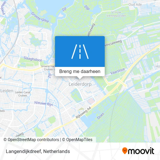 Langendijkdreef kaart