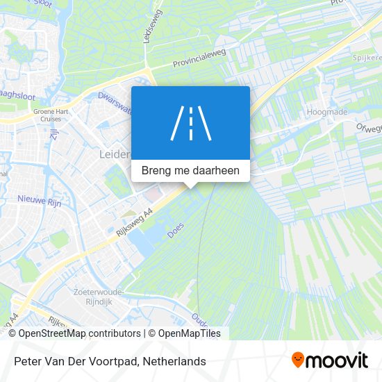 Peter Van Der Voortpad kaart