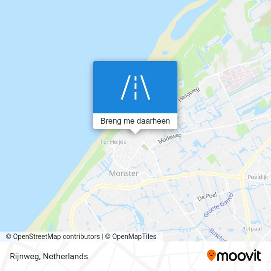 Rijnweg kaart