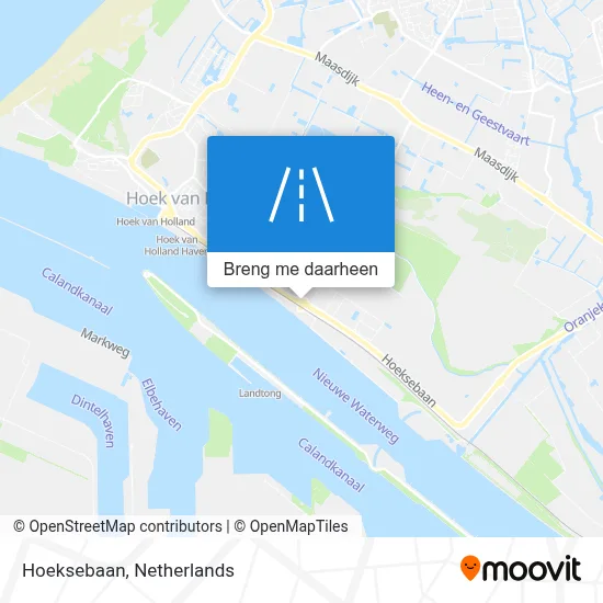 Hoeksebaan kaart