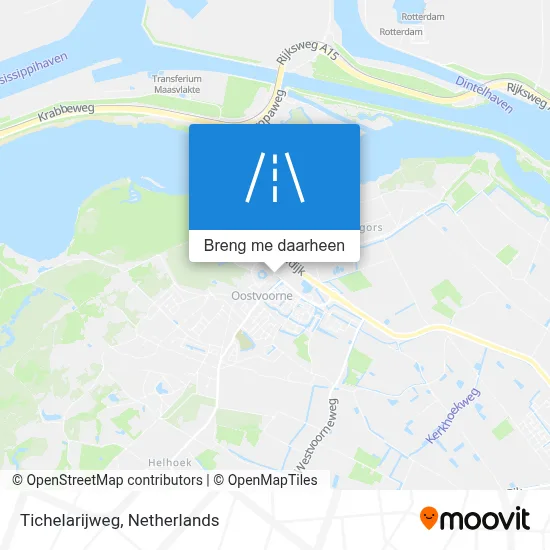 Tichelarijweg kaart