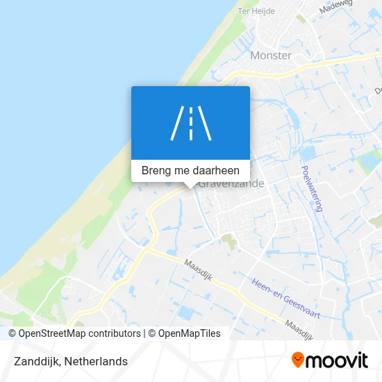 Zanddijk kaart