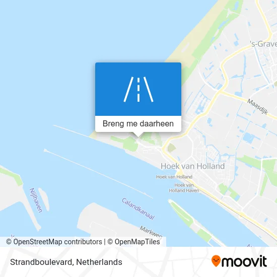 Strandboulevard kaart