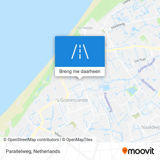 Parallelweg kaart