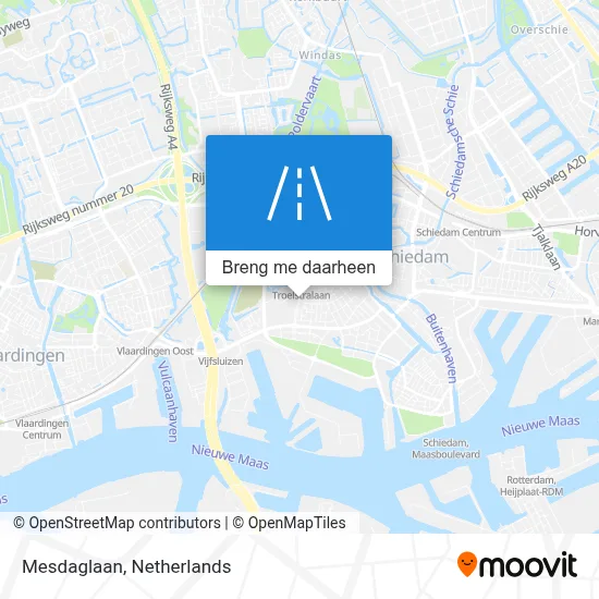 Mesdaglaan kaart