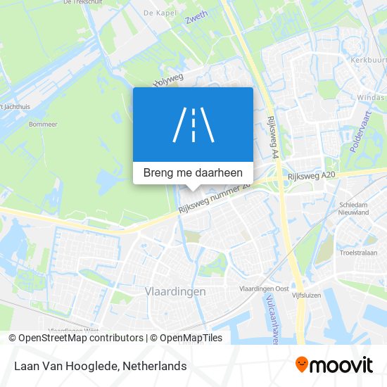 Laan Van Hooglede kaart