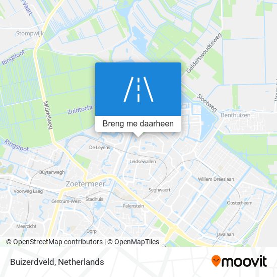 Buizerdveld kaart