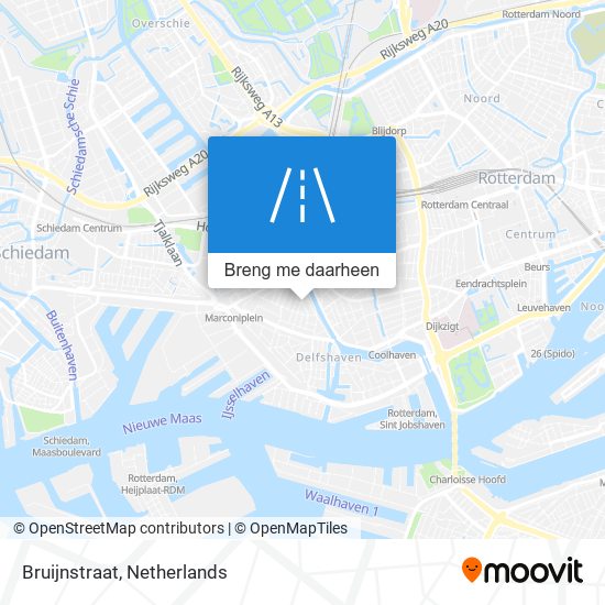 Bruijnstraat kaart