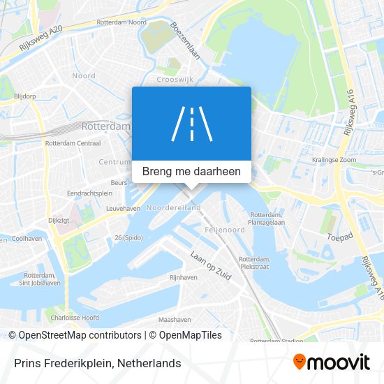 Prins Frederikplein kaart
