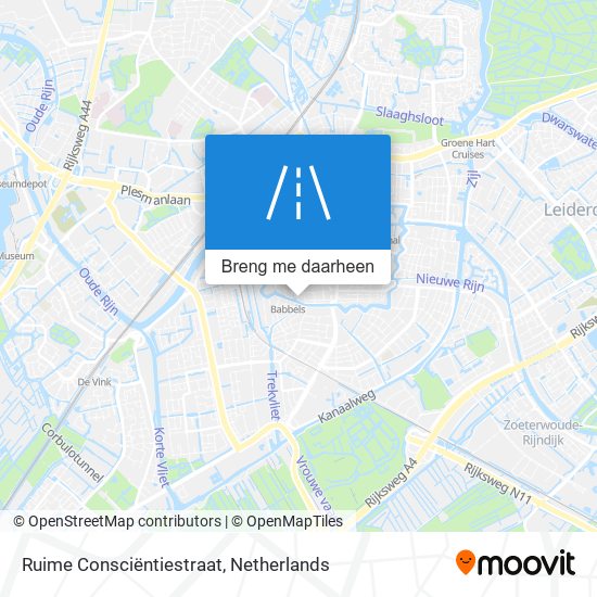 Ruime Consciëntiestraat kaart