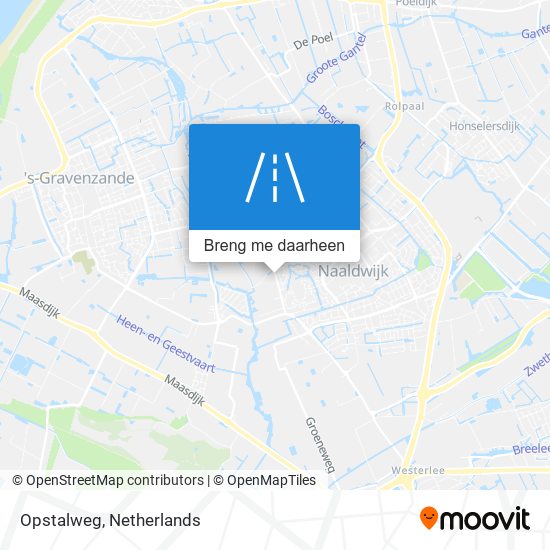 Opstalweg kaart