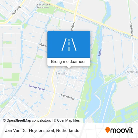 Jan Van Der Heydenstraat kaart