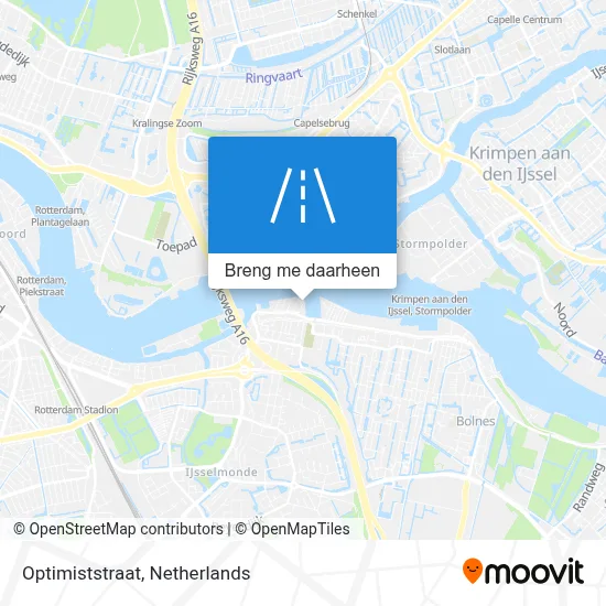 Optimiststraat kaart