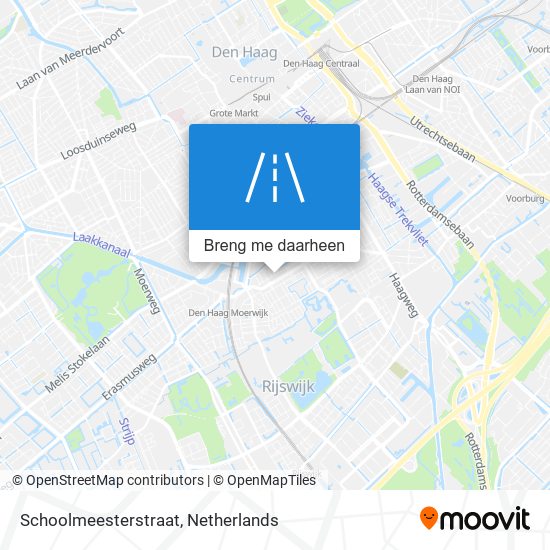 Schoolmeesterstraat kaart