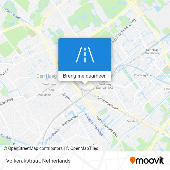 Volkerakstraat kaart