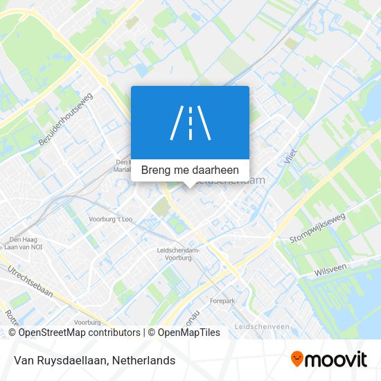 Van Ruysdaellaan kaart