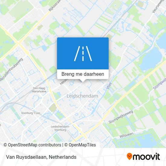 Van Ruysdaellaan kaart