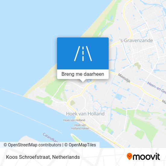 Koos Schroefstraat kaart