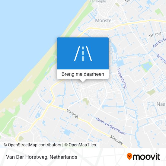 Van Der Horstweg kaart