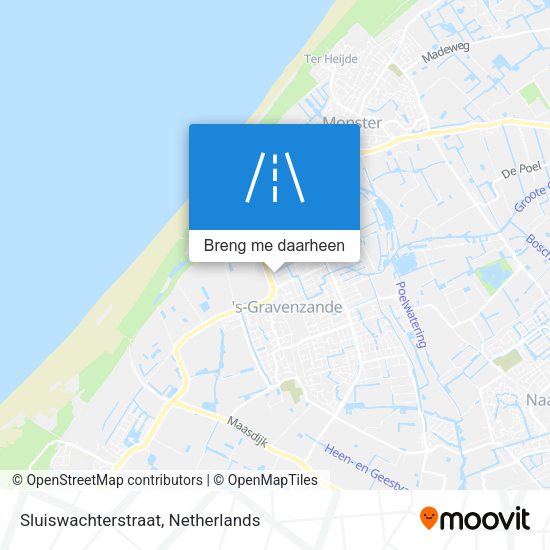 Sluiswachterstraat kaart