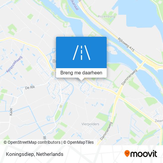 Koningsdiep kaart