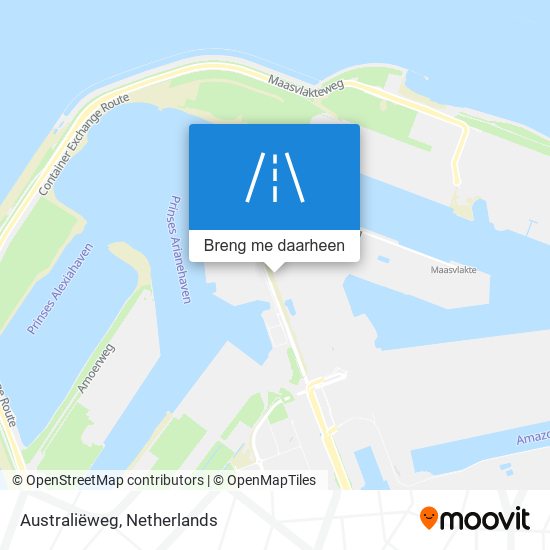 Australiëweg kaart