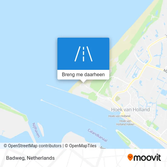 Badweg kaart