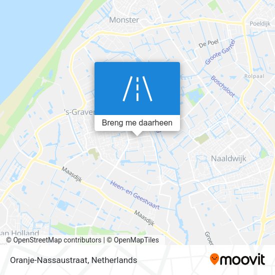 Oranje-Nassaustraat kaart