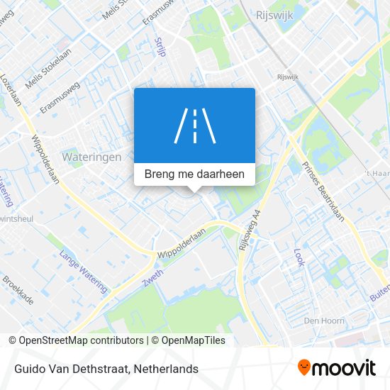 Guido Van Dethstraat kaart