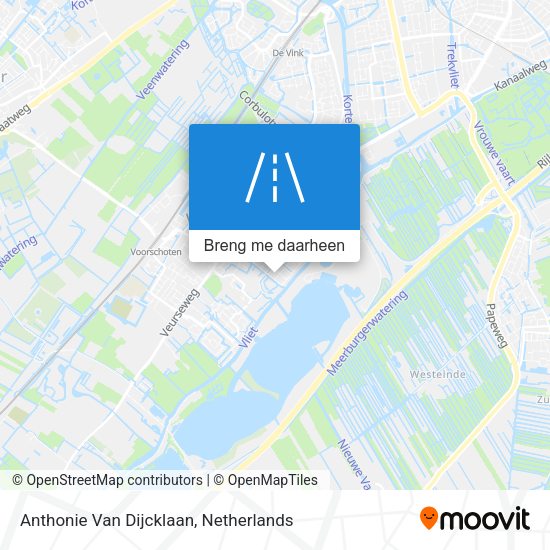 Anthonie Van Dijcklaan kaart