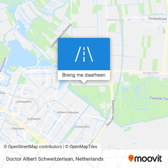 Doctor Albert Schweitzerlaan kaart