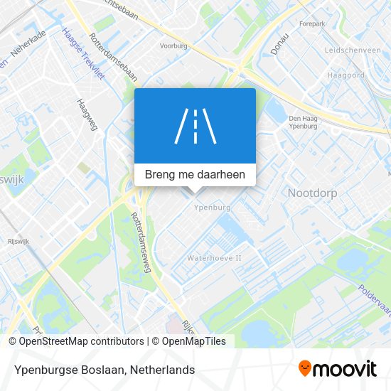 Ypenburgse Boslaan kaart