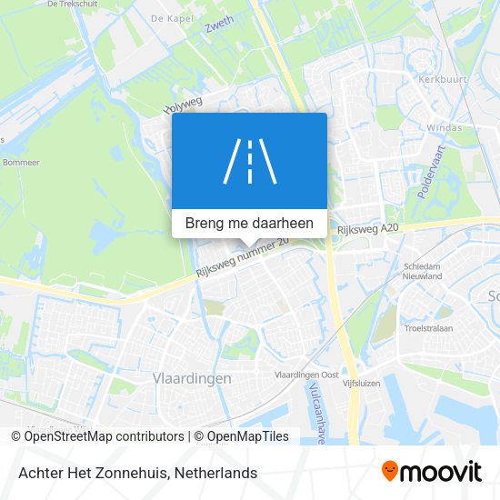 Achter Het Zonnehuis kaart
