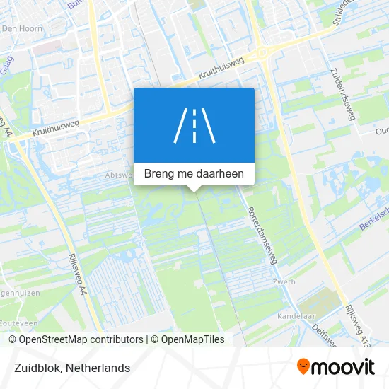 Zuidblok kaart