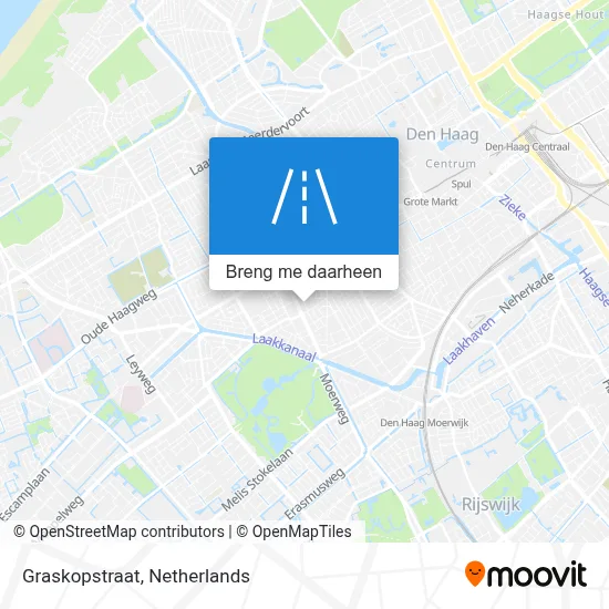 Graskopstraat kaart
