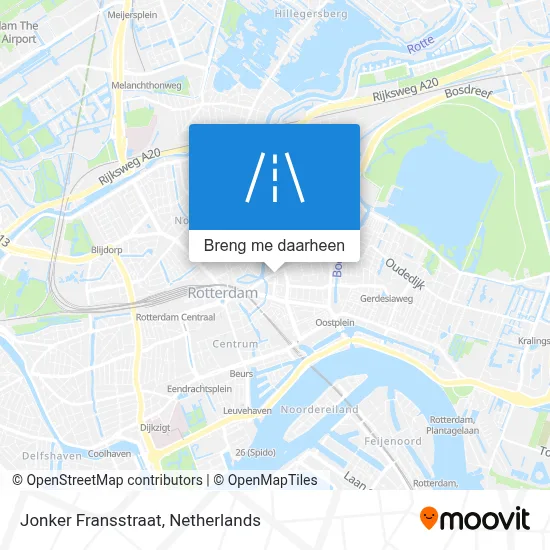 Jonker Fransstraat kaart