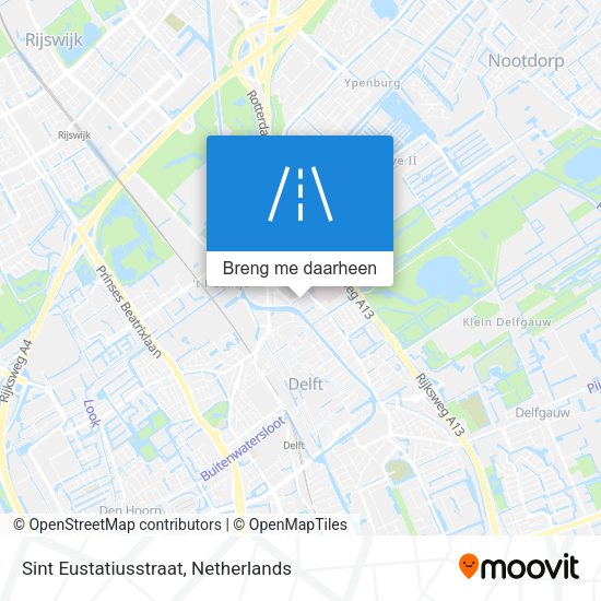 Sint Eustatiusstraat kaart