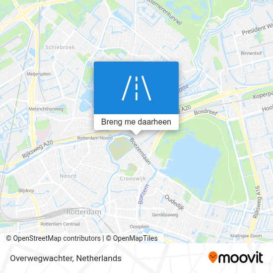 Overwegwachter kaart