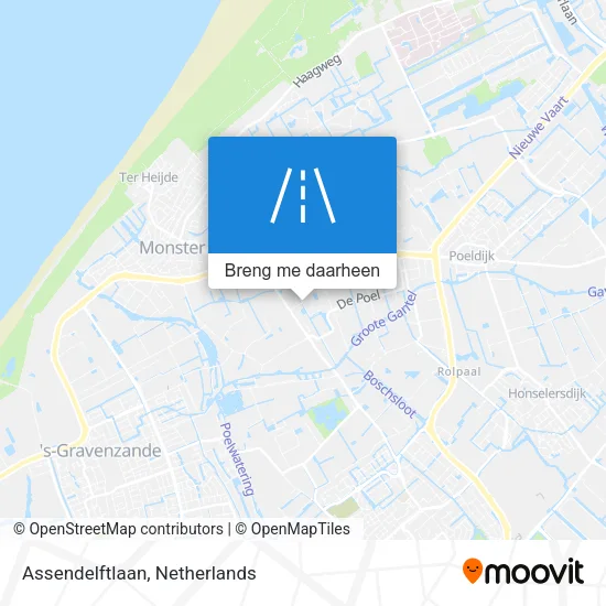 Assendelftlaan kaart