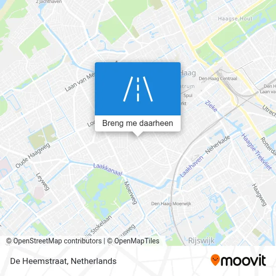 De Heemstraat kaart
