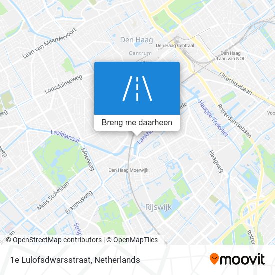 1e Lulofsdwarsstraat kaart